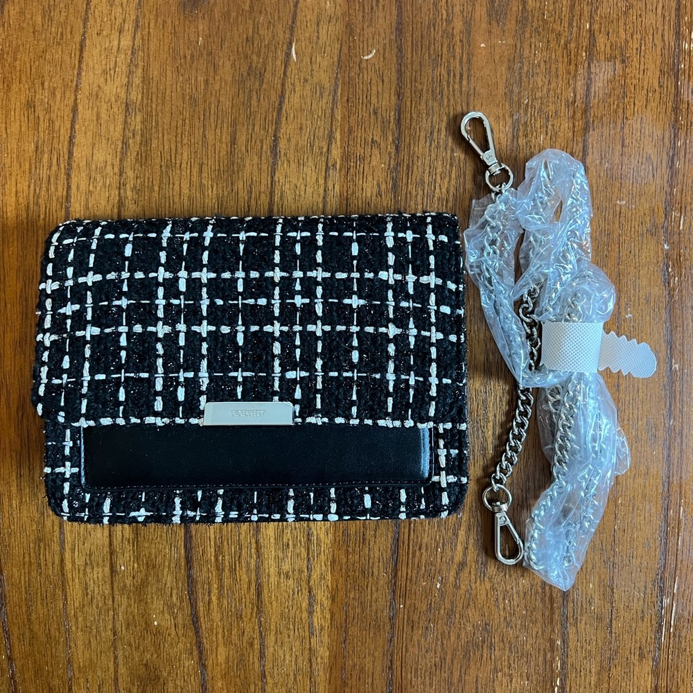 Nine West Handbag Black White Brand New